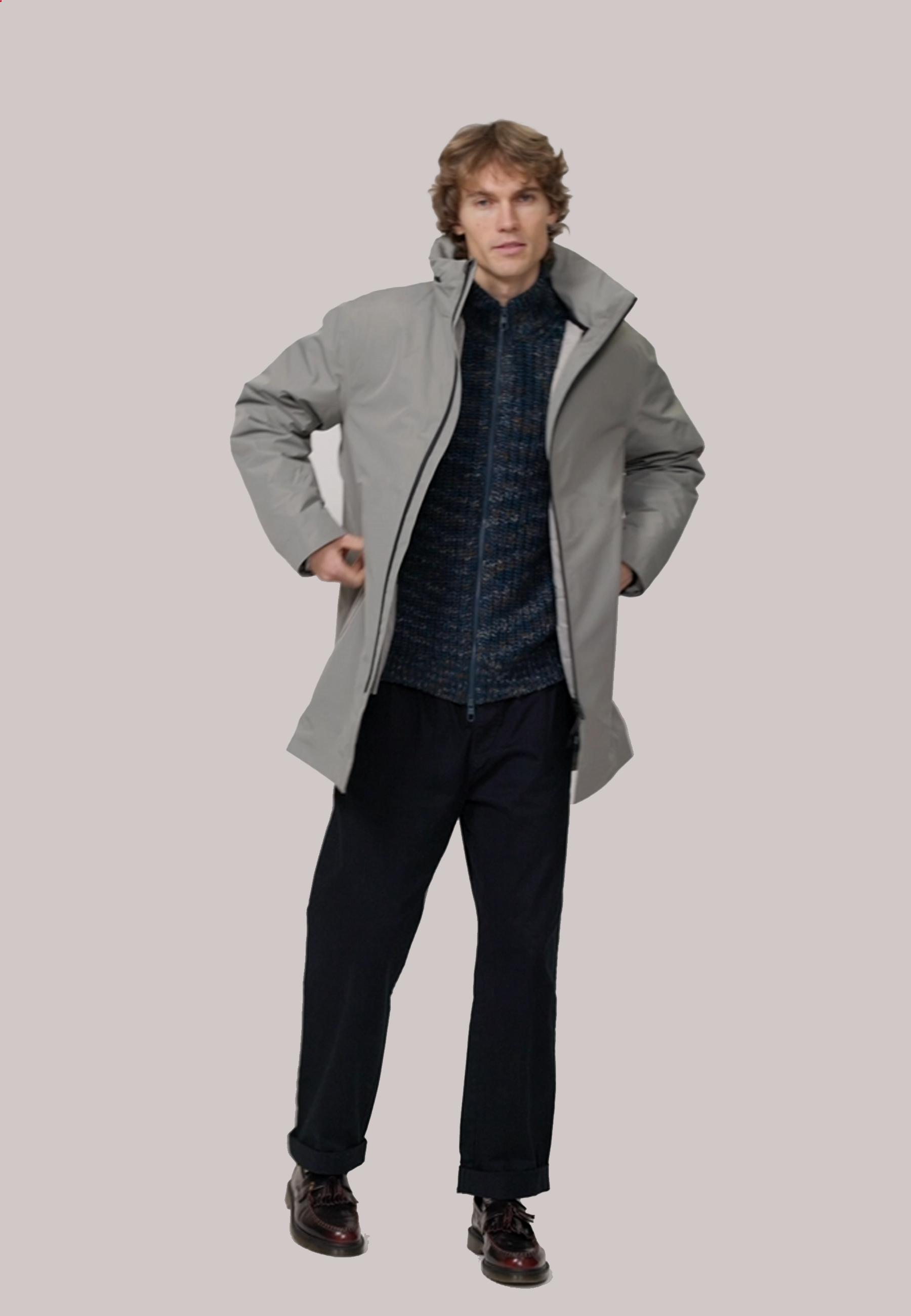 Revolution Allyear Grey Jacket Ganzjahres-Parka Herren grau